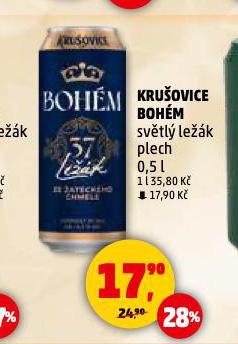 PIVO KRUOVICE BOHM