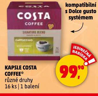 COSTA COFFEE KVOV KAPSLE