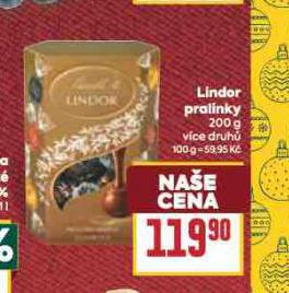 LINDOR PRALINKY