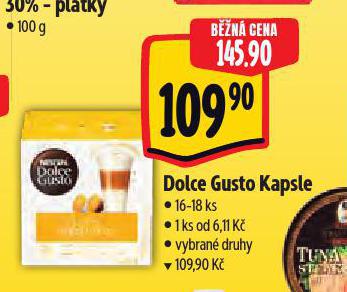 KVOV KAPSLE DOLCE GUSTO