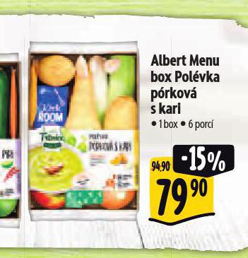 MENU BOX POLVKA PRKOV S KARI