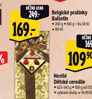 BELGICK PRALINKY BALLOTIN