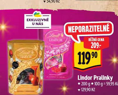 LINDOR PRALINKY