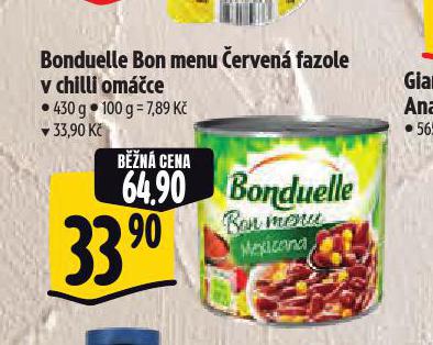 BONDUELLE BON MENU ERVEN FAZOLE