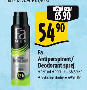 FA ANTIPERSPIRANT