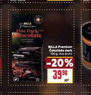 BILLA PREMIUM OKOLDA DARK