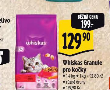 WHISKAS GRANULE PRO KOKY