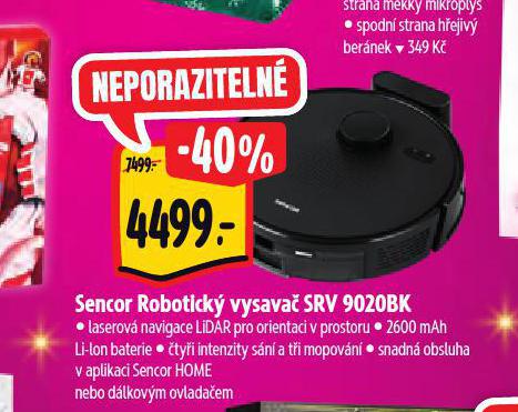 SENCOR ROBOTICK VYSAVA