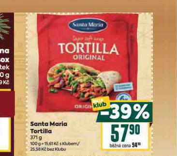 SANTA MARIA TORTILLA