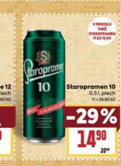 PIVO STAROPRAMEN 10