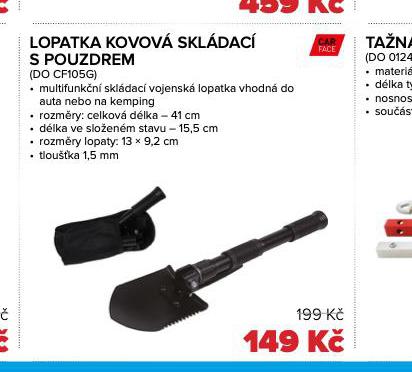 LOPATKA KOVOV SKLDAC S POUZDREM