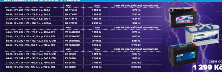 AUTOBATERIE VARTA 52 Ah