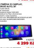 MULTIMDIA 10 CARPLAY, ANDROID AUTO, BT