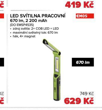 LED SVTILNA PRACOVN