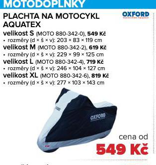 PLACHTA NA MOTOCYKL S