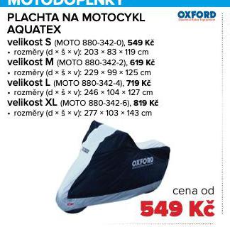 PLACHTA NA MOTOCYKL M