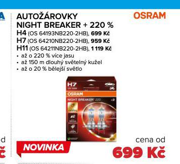 ROVKY OSRAM NIGHT BREAKER H11