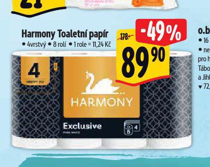 HARMONY TOALETN PAPR