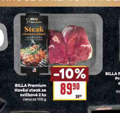 BILLA PREMIUM HOVZ STEAK ZE SVKOV