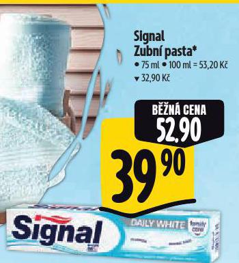 SIGNAL ZUBN PASTA