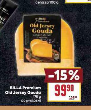 BILLA PREMIUM OLD JERSEY GOUDA