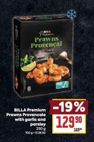 BILLA PREMIUM PRAWNS PROVENCALE WITH GARLIC AND PARSLEY