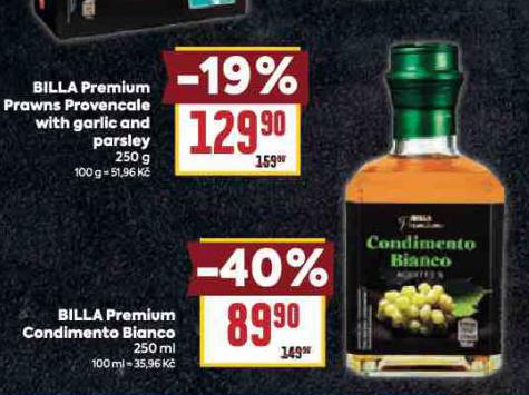 BILLA PREMIUM CONDIMENTO BIANCO