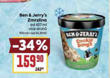 BEN & JERRYS ZMRZLINA