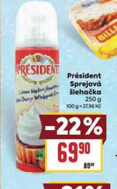 PRSIDENT SPREJOV LEHAKA