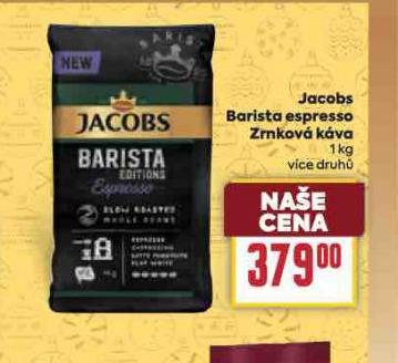 JACOBS BARISTA ESPRESSO ZRNKOV KVA