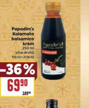 PAPADIMS KALAMATA BALSAMICO KRM