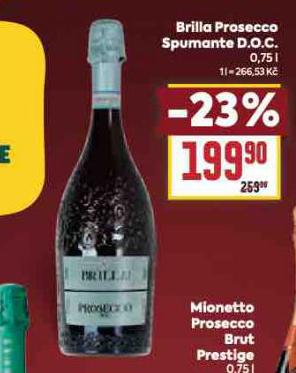 BRILLA PROSECCO SPUMANTE D.O.C.