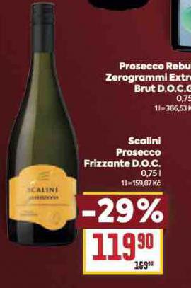 SCALINI PROSECCO FRIZZANTE D.O.C.