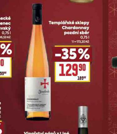 TEMPLSK SKLEPY CHARDONNAY