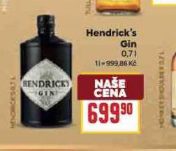 HENDRICKS GIN