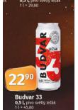 PIVO BUDVAR 33