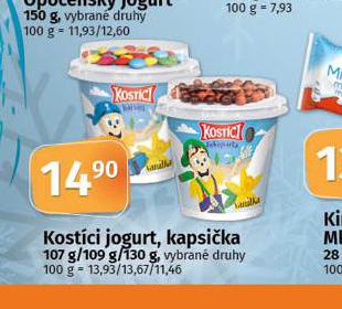 KOSTCI JOGURT, KAPSIKA