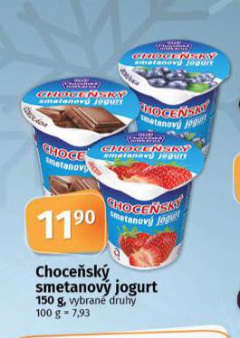 CHOCESK SMETANOV JOGURT