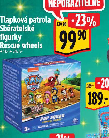 TLAPKOV PATROLA SBRATELSK FIGURKY RESCUE WHEELS