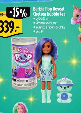 BARBIE POP REVEAL CHELSEA BUBBLE TEA