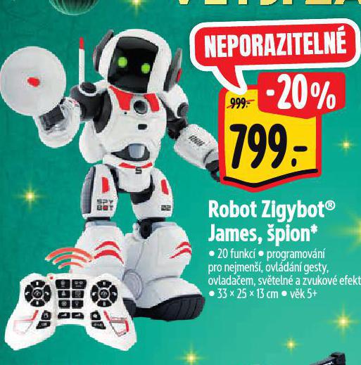 ROBOT ZIGYBOT JAMES, PION