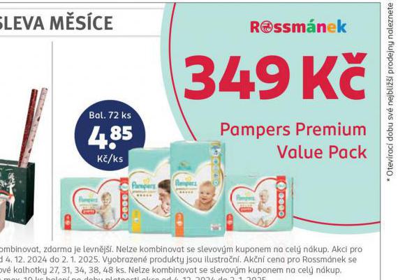 PAMPERS DTSK PLENKY