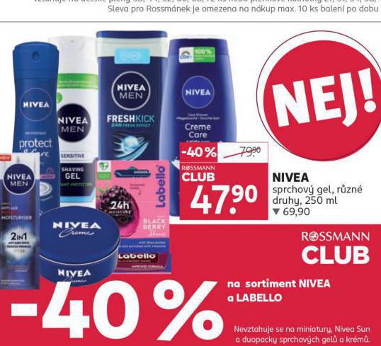 NIVEA SPRCHOV GEL