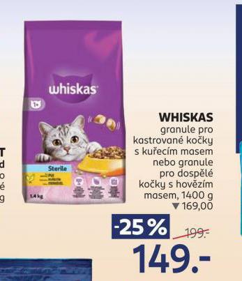 WHISKAS GRANULE PRO KOKY