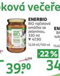 ENERBIO BIO RAJATOV OMKA SE ZELENINOU