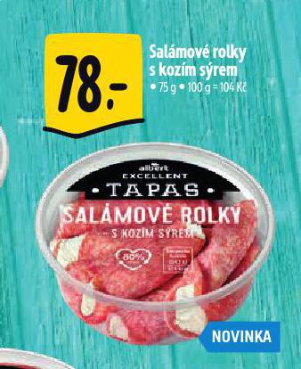 SALMOV ROLKY S KOZM SREM