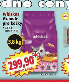 WHISKAS GRANULE PRO KOKY