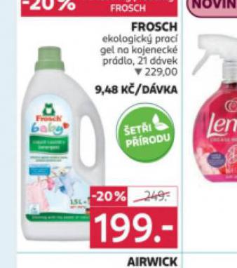 FROSCH EKOLOGICK PRAC GEL