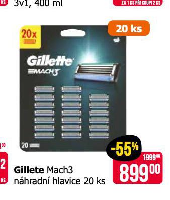 GILLETTE MACH 3 NHRADN HLAVICE