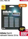 GILLETTE MACH 3 NHRADN HLAVICE